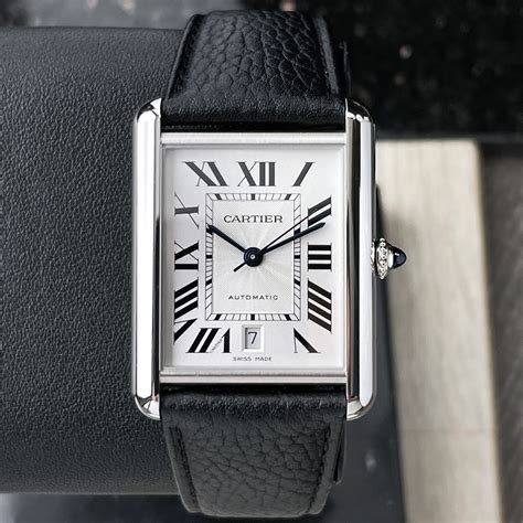 cartier black|black cartier tank.